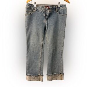 Vintage Dickies Women’s Jeans | Size 9 | Cuffed Capri Style